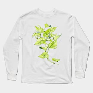 Devils Ivy, Illustration Long Sleeve T-Shirt